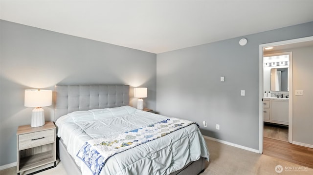17529 151st Ave SE Unit 7-8, Renton, WA 98058 - carpeted bedroom featuring baseboards and connected bathroom