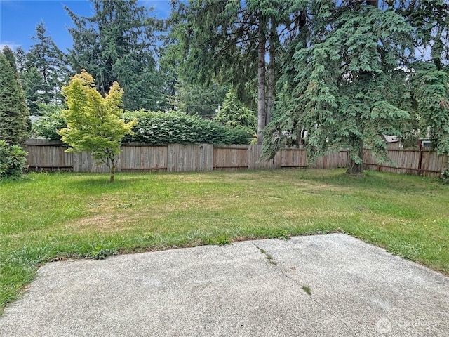 5519 65th Ave SE, Olympia, WA 98513 - fenced backyard with a patio