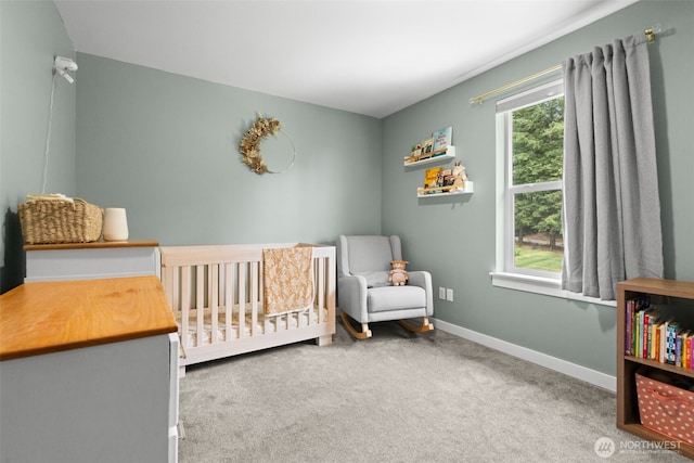 1172 Thorndyke Rd, Port Ludlow, WA 98365 - bedroom with a crib and carpet