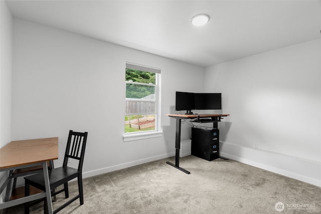 1172 Thorndyke Rd, Port Ludlow, WA 98365 - carpeted office space with baseboards