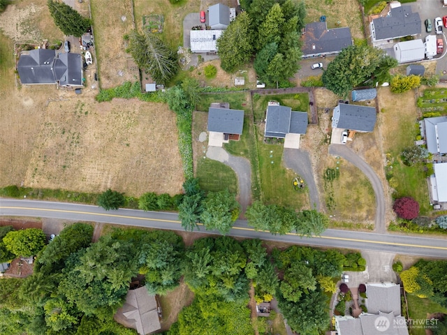 1172 Thorndyke Rd, Port Ludlow, WA 98365 - aerial view of property and surrounding area with nearby suburban area