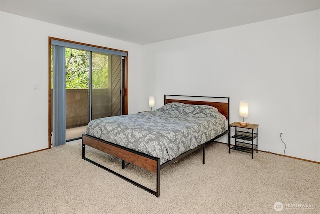 921 Pershing Ave Unit 101, Bremerton, WA 98312 - bedroom with carpet floors and access to outside