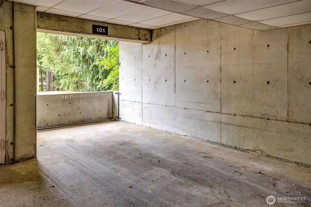 921 Pershing Ave Unit 101, Bremerton, WA 98312 - spare room with a paneled ceiling