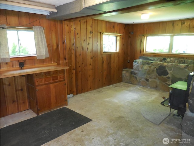 3649 Long Lake Rd SE, Port Orchard, WA 98366 - miscellaneous room with wooden walls