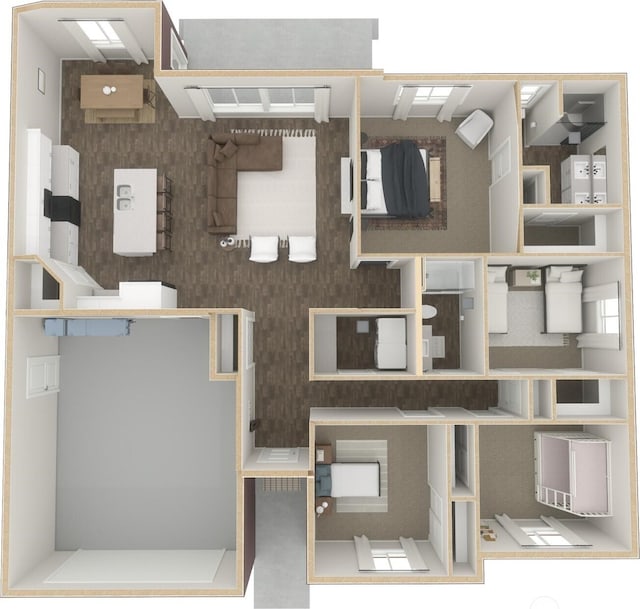 613 S Dorsing St, Moses Lake, WA 98837 - view of home floor plan