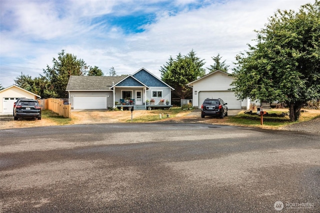 858 Willow Ct SW, Ocean Shores, WA 98569 - view of front of property featuring an outdoor structure and a garage