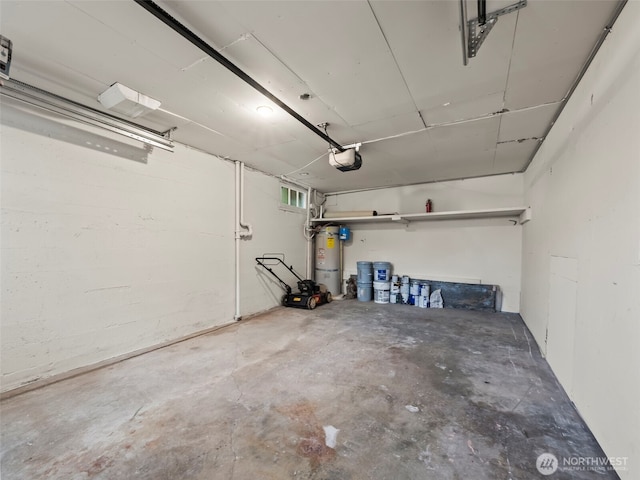 4510 N 24th St, Tacoma, WA 98406 - garage featuring a garage door opener and secured water heater