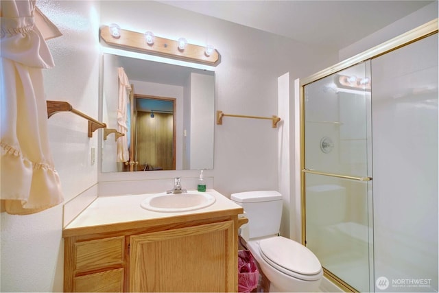 17417 28th Ave SE, Bothell, WA 98012 - bathroom with vanity and a shower stall