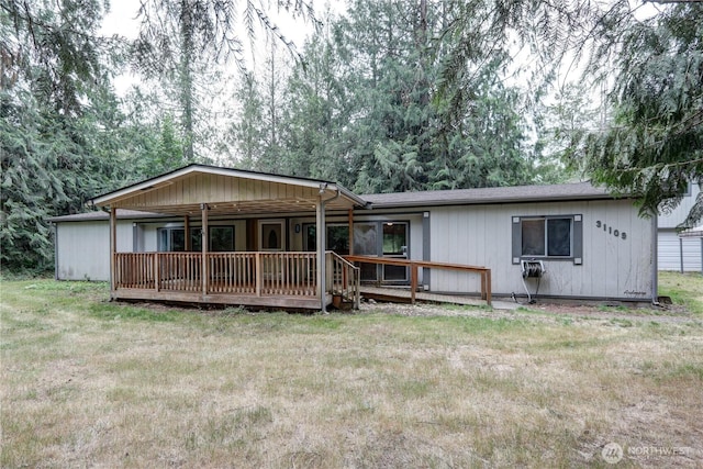 31109 202nd Ave SE, Kent, WA 98042 - back of property with a yard and a deck
