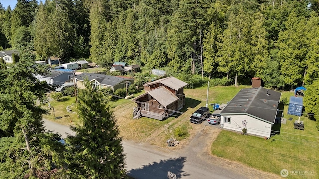8669 Harbor Dr, Blaine, WA 98230 - drone / aerial view of a heavily wooded area