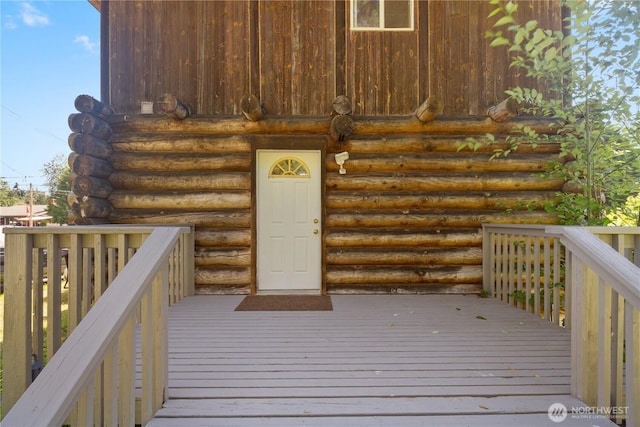 8669 Harbor Dr, Blaine, WA 98230 - view of wooden terrace
