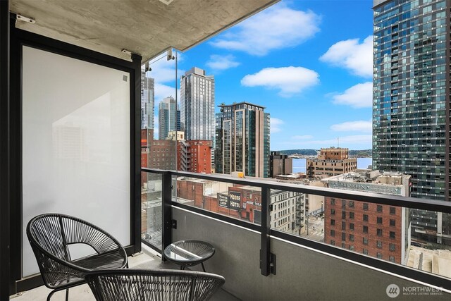 300 Virginia St Unit 1311, Seattle, WA 98101 - balcony featuring a view of city