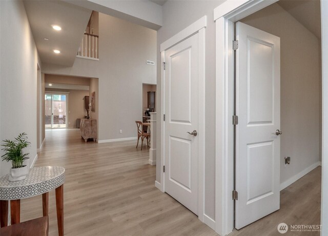 16321 SE 133rd Pl, Renton, WA 98059 - hall featuring light wood-style floors