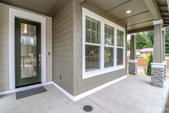 16321 SE 133rd Pl, Renton, WA 98059 - doorway to property featuring a porch
