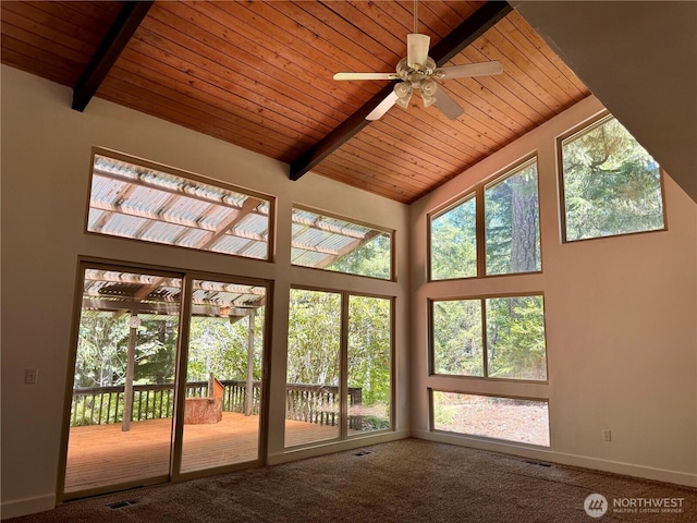 110 E Rhododendron Ln, Union, WA 98592 - view of unfurnished sunroom