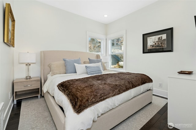 3232 37th Ave S, Seattle, WA 98144 - bedroom featuring wood finished floors and recessed lighting