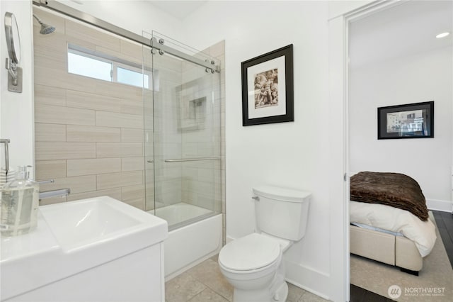 3232 37th Ave S, Seattle, WA 98144 - full bath featuring shower / bath combination with glass door and connected bathroom