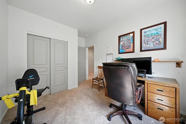 532 SW Alicia Loop, College Place, WA 99324 - carpeted home office featuring baseboards