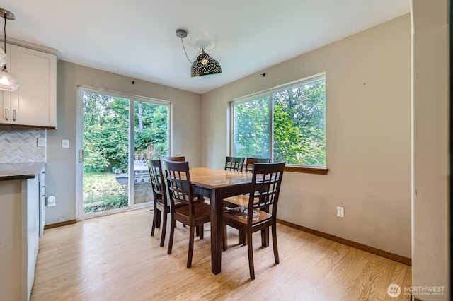 9806 6th Pl SE, Lake Stevens, WA 98258 - dining room featuring light wood-style floors and baseboards