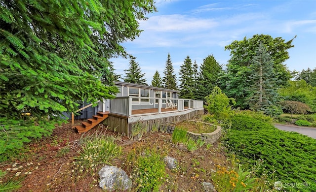 2366 Northshore Rd, Bellingham, WA 98226 - exterior space featuring a wooden deck