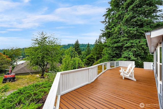 2366 Northshore Rd, Bellingham, WA 98226 - view of wooden terrace