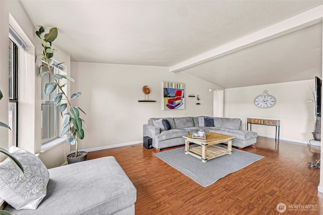 2366 Northshore Rd, Bellingham, WA 98226 - living room with wood finished floors and baseboards