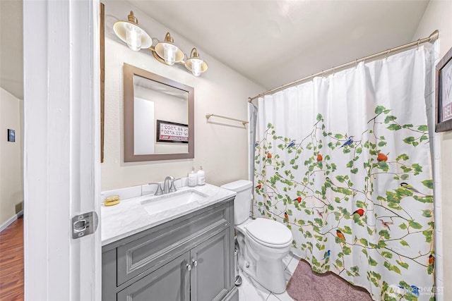 2366 Northshore Rd, Bellingham, WA 98226 - bathroom featuring vanity and curtained shower