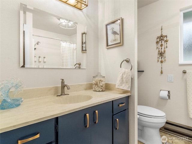 3300 Carpenter Rd SE Unit 49, Lacey, WA 98503 - bathroom with a baseboard heating unit and vanity