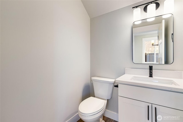 2630LOT12 Sievers Way, Ferndale, WA 98248 - half bathroom featuring vanity and wood finished floors