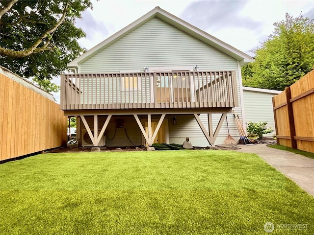746 N 88th St, Seattle, WA 98103 - back of house featuring a wooden deck