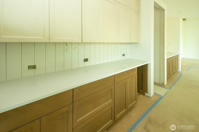 12107 Mundy Loss Rd E, Buckley, WA 98321 - kitchen with light countertops and brown cabinets