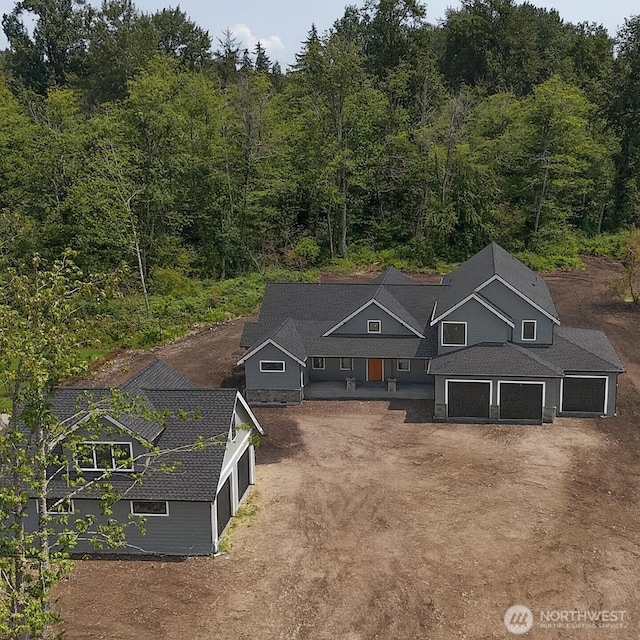 12107 Mundy Loss Rd E, Buckley, WA 98321 - view from above of property with a forest