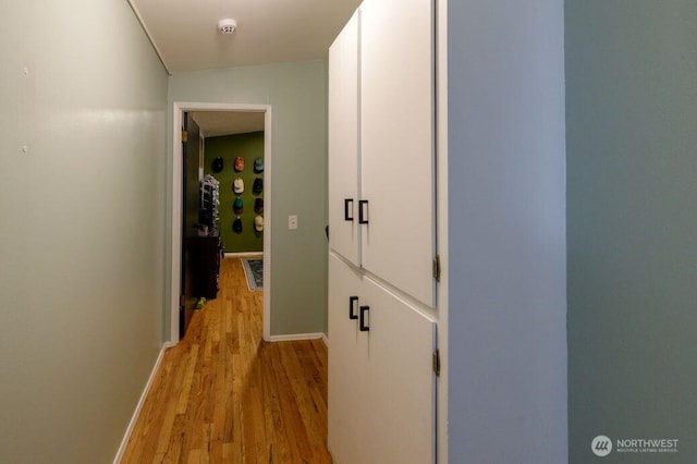 133 Thomas St NW, Olympia, WA 98502 - corridor with light wood-type flooring and baseboards