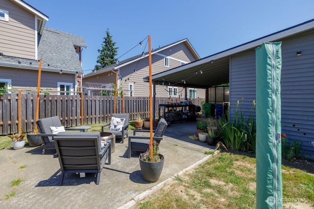 133 Thomas St NW, Olympia, WA 98502 - view of patio with an outdoor living space