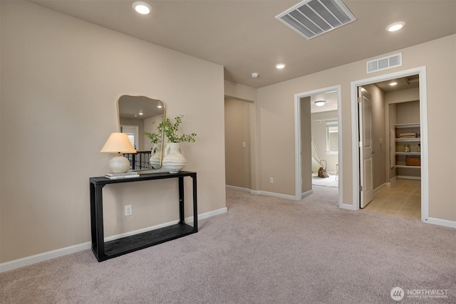 4418 233rd Pl SE, Bothell, WA 98021 - hallway with carpet flooring and recessed lighting