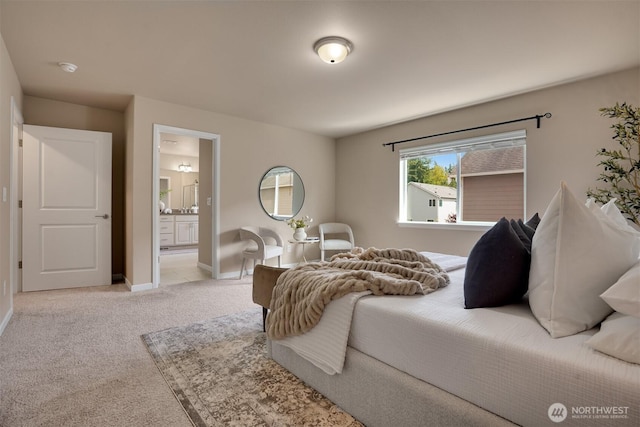 4418 233rd Pl SE, Bothell, WA 98021 - bedroom with light colored carpet and ensuite bathroom