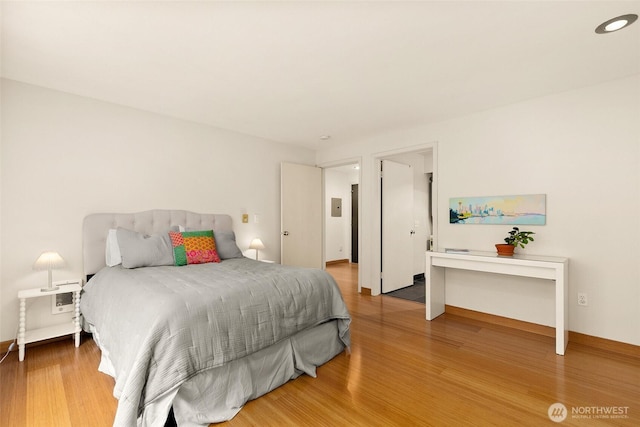 500 Aloha St Unit 202, Seattle, WA 98109 - bedroom featuring wood finished floors and baseboards