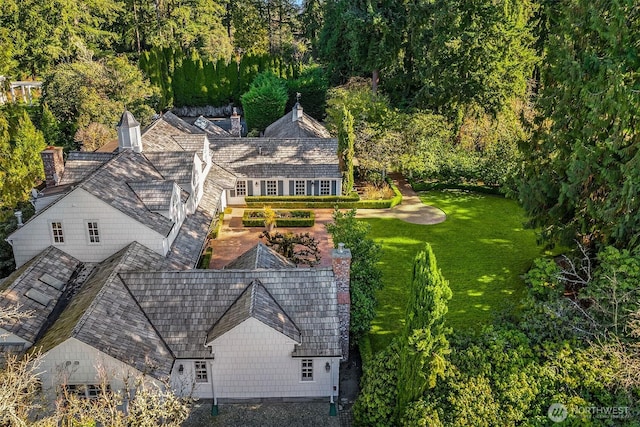 1135 Evergreen Point Rd, Medina, WA 98039 - aerial view of property and surrounding area