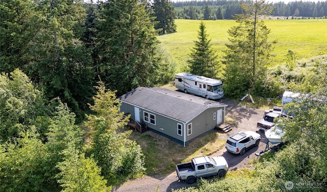 19412 Vantage Ln, Onalaska, WA 98570 - drone / aerial view of a heavily wooded area