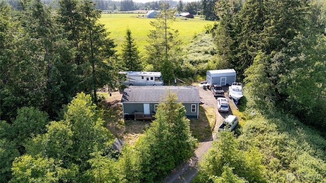 19412 Vantage Ln, Onalaska, WA 98570 - view from above of property featuring a heavily wooded area