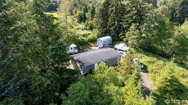 19412 Vantage Ln, Onalaska, WA 98570 - view from above of property with a forest