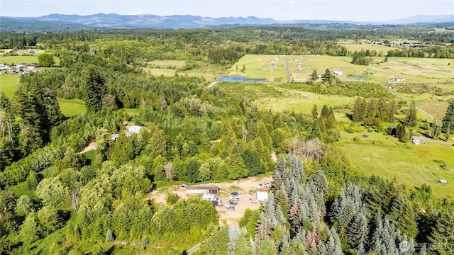 19412 Vantage Ln, Onalaska, WA 98570 - bird's eye view of a heavily wooded area and mountains