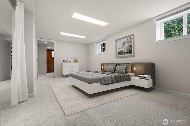 6903 Fauntleroy Way SW, Seattle, WA 98136 - bedroom with light colored carpet and baseboards