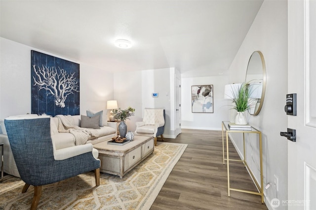4715 S Cushman Ave, Tacoma, WA 98408 - living room with wood finished floors and baseboards