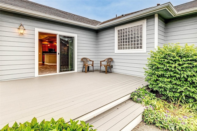 120 Petal Ln, Sequim, WA 98382 - view of wooden deck