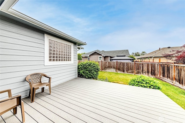 120 Petal Ln, Sequim, WA 98382 - wooden terrace featuring a fenced backyard