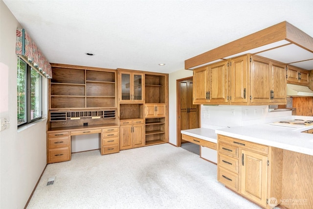 3524 SW 325th St, Federal Way, WA 98023 - unfurnished office featuring light carpet, built in desk, and recessed lighting