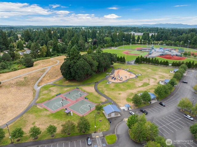 8549 8th Ct SE, Olympia, WA 98513 - drone / aerial view of a heavily wooded area