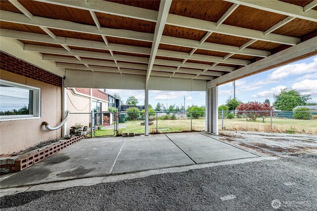 727 E 11th St, Port Angeles, WA 98362 - view of patio featuring a gate