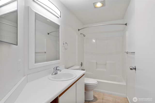 2255 Highview Ln W Unit D101, Bremerton, WA 98312 - full bath with vanity, tile patterned flooring, and shower / tub combination